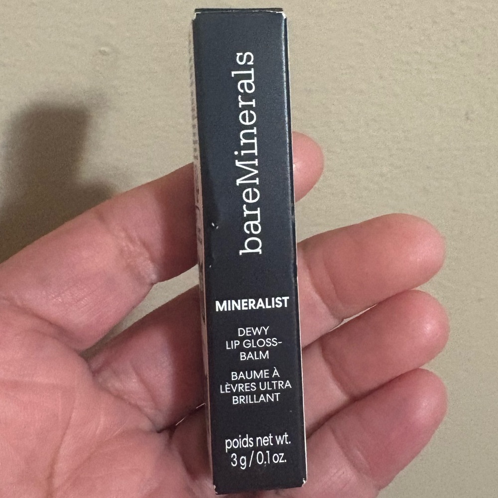 bareMinerals Mineralist Dewy Lip Gloss Balm -FRIENDSHIP Brand New News Used .